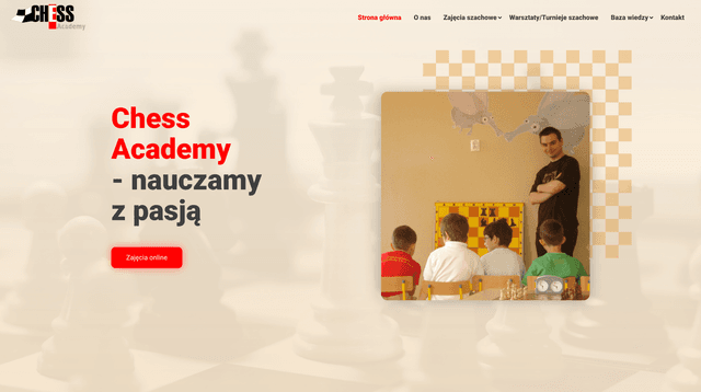 Strona szkoły szachowej - kursy